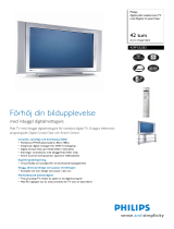Philips 42PF5520D/10 Product Datasheet