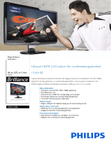 Philips 230C1HSB/00 Product Datasheet