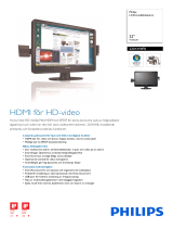 Philips 220XW8FB/00 Product Datasheet