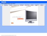 Philips 200W6CS/00 Användarmanual