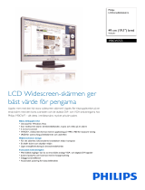 Philips 190CW7CS/00 Product Datasheet
