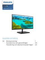 Philips 245E1S/01 Användarmanual