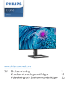 Philips 272E2FA/01 Användarmanual