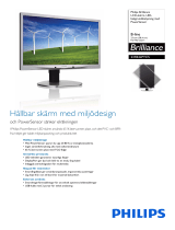 Philips 231B4LPYCS/00 Product Datasheet