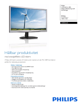 Philips 220S4LAS/01 Product Datasheet