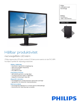 Philips 220S4LYCB/00 Product Datasheet