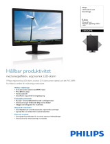 Philips 240S4QMB/00 Product Datasheet