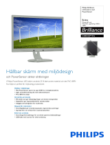 Philips 240B4QPYEG/00 Product Datasheet