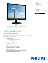 Philips 19S4LAB/00 Product Datasheet