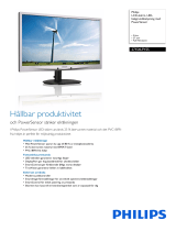 Philips 271S4LPYSS/00 Product Datasheet