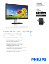 Philips 231P4QPYEB/01 Product Datasheet