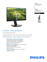 Philips 241B7QGJEB/00 Product Datasheet