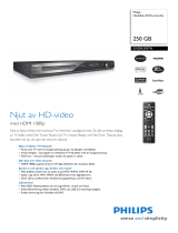 Philips DVDR3597H/58 Product Datasheet