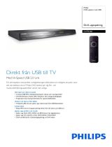 Philips DVP3260/12 Product Datasheet