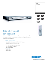 Philips DVP3005/02 Product Datasheet