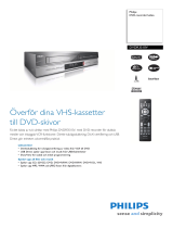 Philips DVDR3510V/58 Product Datasheet