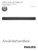 Philips HTL2111A/12 Användarmanual