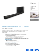 Philips HTL3160B/12 Product Datasheet