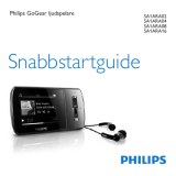 Philips SA1ARA04K/02 Snabbstartsguide