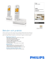 Philips D4002W/21 Product Datasheet