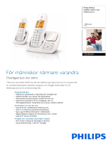 Philips CD2952W/22 Product Datasheet