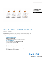 Philips CD2854W/NL Product Datasheet