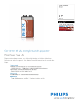 Philips 6LR61P4F/10 Product Datasheet