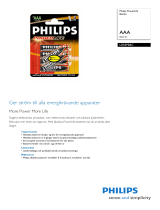 Philips LR03PB6C/10 Product Datasheet