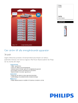 Philips LR03P36B/10 Product Datasheet