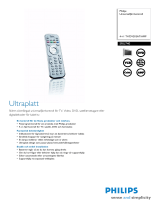 Philips SRU740/10 Product Datasheet