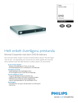 Philips SPD8003BM/00 Product Datasheet