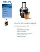 Philips HR1856/70 Product Datasheet