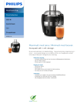 Philips HR1832/00 Product Datasheet