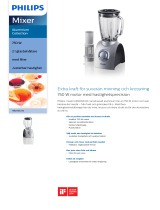 Philips HR2094/00 Product Datasheet