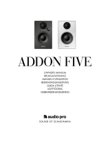 Audio Pro ADDON FIVE Bruksanvisning