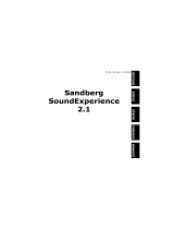 Sandberg SoundExperience 2.1 Användarmanual