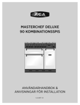 AGA Masterchef Deluxe 90 Dual Fuel Bruksanvisning