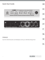 Klark Teknik DN9620 Snabbstartsguide