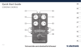 TCElectronic Corona Chorus Snabbstartsguide