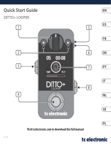 TCElectronic DITTO+ LOOPER Användarmanual