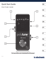 TC Electronic POLYTUNE 3 NOIR Användarmanual