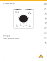 Behringer STUDIO M Snabbstartsguide