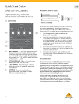 Behringer CP35 Attenuators Module Snabbstartsguide