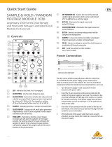 Behringer SAMPLE & HOLD / RANDOM VOLTAGE MODULE 1036 Snabbstartsguide