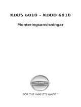 KitchenAid KDDS 6010 Installationsguide