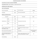 KitchenAid KCBCR 18600 Product Information Sheet