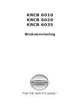KitchenAid KRCB 6020 Användarguide