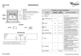 Whirlpool AKZ 447/MR/04 Program Chart