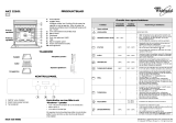 Whirlpool AKZ 223/IX/01 Program Chart