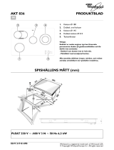 Whirlpool AKT 836/NE Program Chart